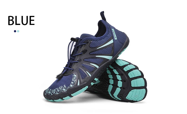 Men's Water Shoes Rubber Soles Nonslip Breathable Fast Drying Shoes Leisure Climbing Beach Swimming Shoes 2024 New