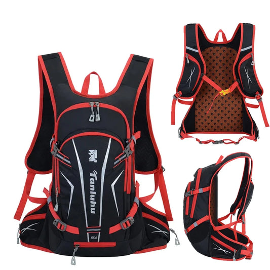 25L Outdoor Sport Cycling Run Water Bag Helmet Storage Hydration Backpack UltraLight Hiking Bike Riding Pack Sports Knapsack
