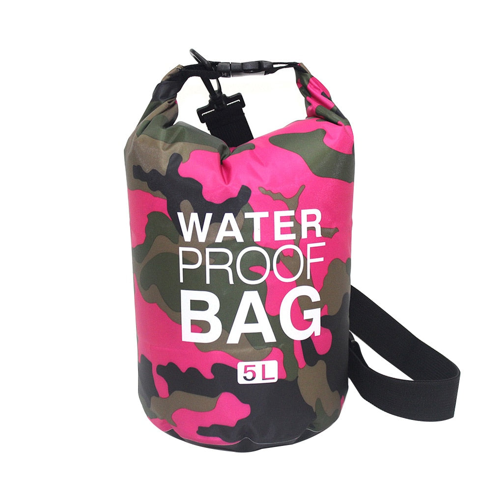30l à prova dwaterproof água saco de natação saco seco camuflagem cores pesca barco caiaque armazenamento deriva rafting saco 2l 5l 10l 15l 20l