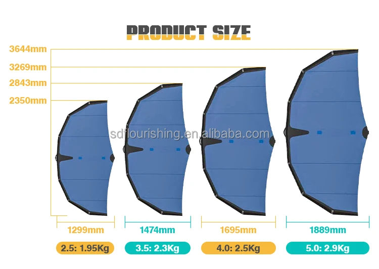 High Quality Muti-function Inflatable Wingsurfer wing foil Wing Surfer for Hydrofoil Board 2024