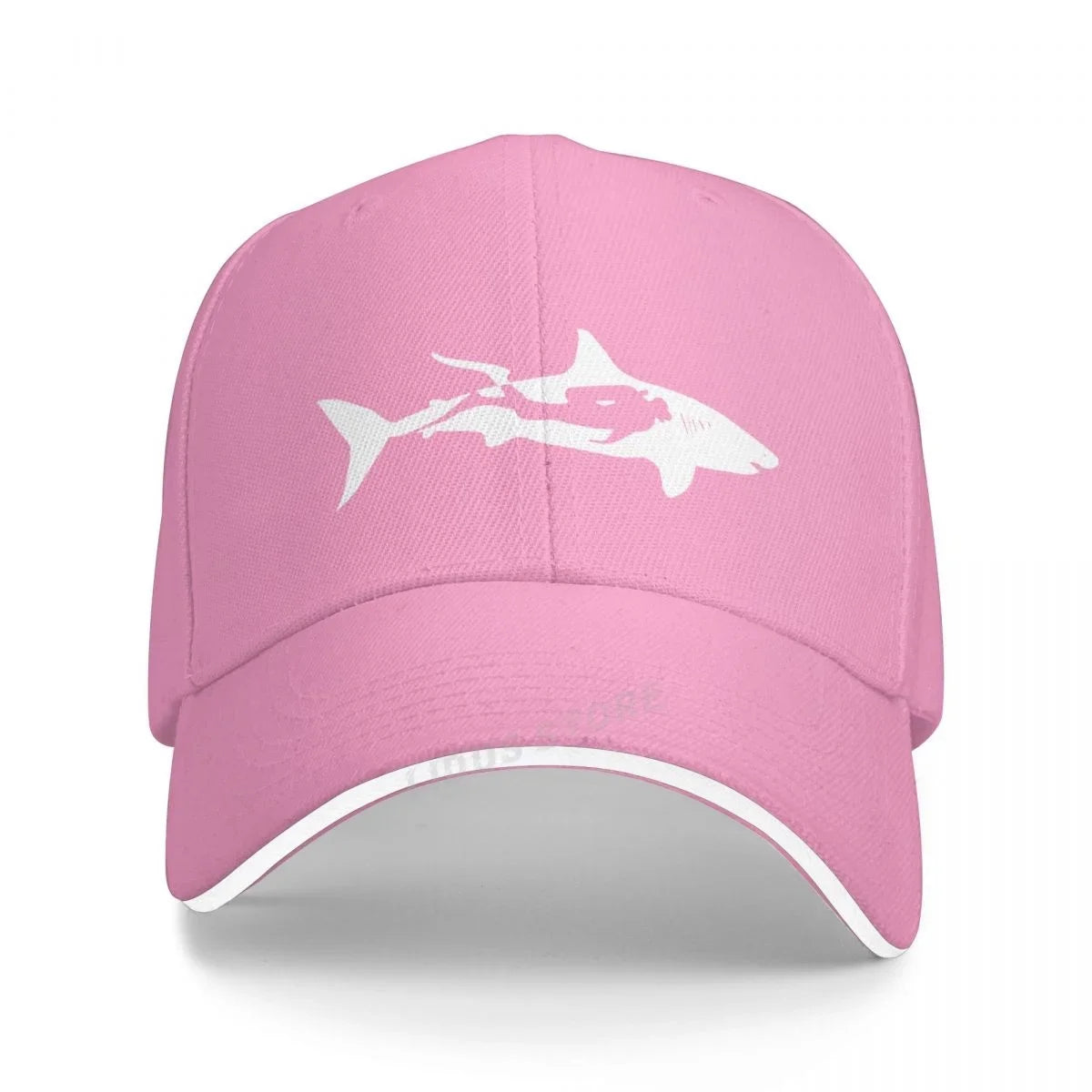 Shark Diver Scuba Diving Dive Baseball Caps Adjustable Fashion Casual Outdoor Style Dive Shark Hats