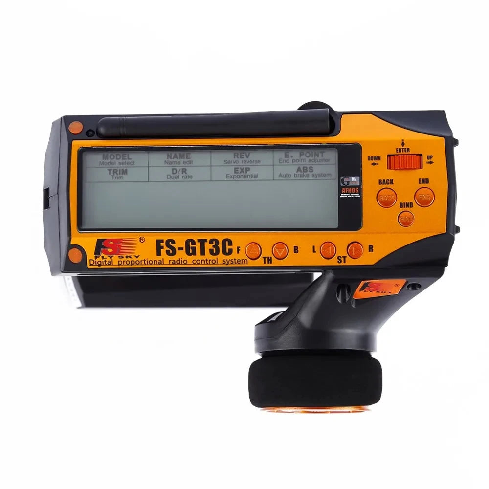 Flysky FS-GT3C FS GT3C 2.4G 3CH AFHDS with Battery GR3E Receiver Radio Controller For RC Car Tank Boat