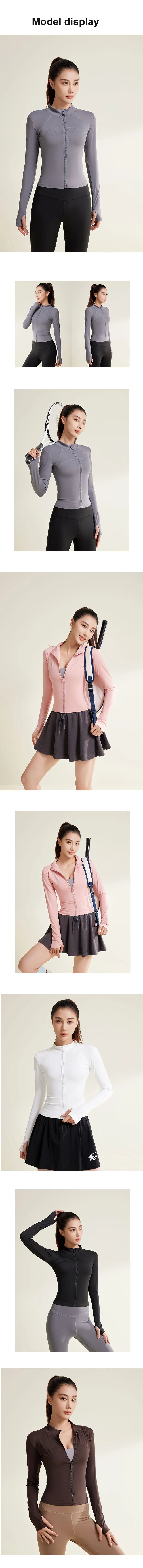 PINGNIAO Women's outdoor breathable sun protection clothing summer thin quick-drying sports jacket UV protection slim top