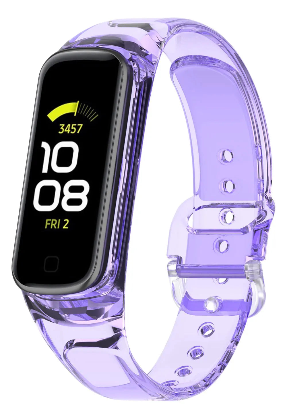 Transparent TPU Band For Samsung Galaxy Fit 2 SM-R220 Strap Discoloration In Light Bracelet For Galaxy Fit 2 SM-R220 Watchband