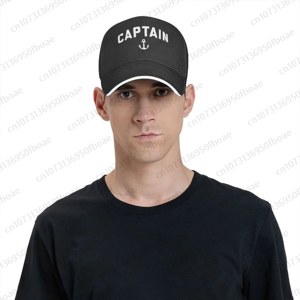 Captain Nautical Quote Baseball Caps Hip Hop Sandwich Cap Men Women Adjustable Outdoor Sport Hats