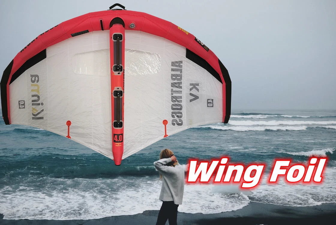 Inflatable Wingsurf Kite Fabric Wing Foil 5m Portable Surfboard Sup Board 5psi Accessories Outdoor Water Sports Equipment 2024