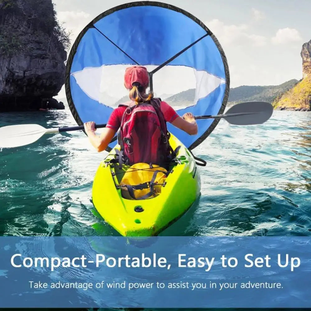 Wind Sail For Paddle Board Windsurfing Sails Paddleboard Kayak Sails With Clear Window Easy-to-Attach Paddle Board Shade Boating