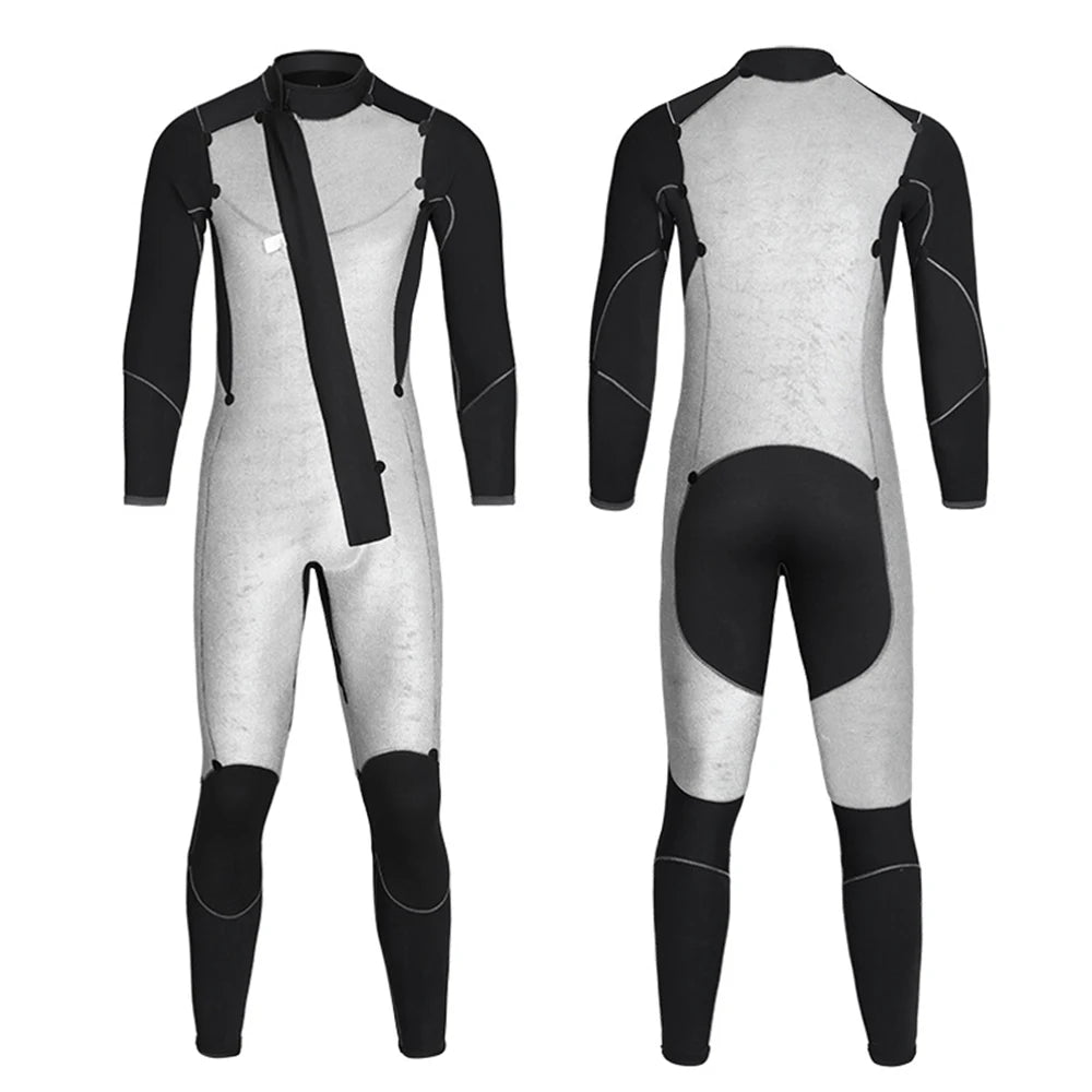 5/3MM Neoprene Wetsuit Men Surf Scuba Diving Suit Equipment Underwater Fishing Spearfishing Kitesurf Swimwear Wet Suit Equipment