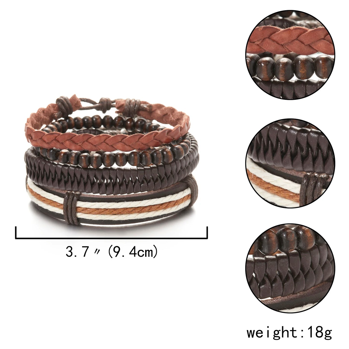 Trendy Braided Wrap Leather Bracelet for Men Women Vintage Feather Infinite Cross Wood Beads Ethnic Wristband Jewelry Gifts