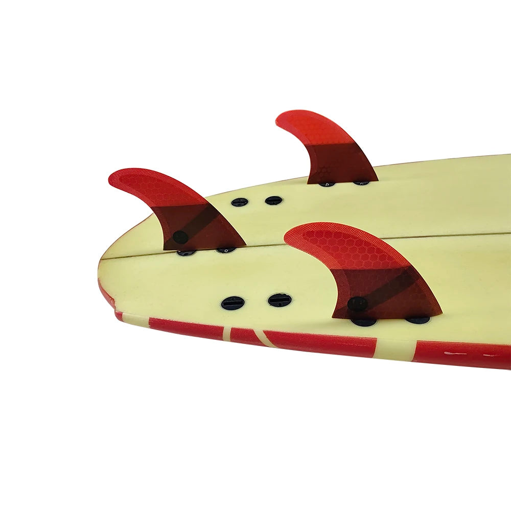 Tri aletas s/m/l/k2.1 barbatanas de prancha de surf propulsor upsurf fcs barbatanas favo de mel fibra de vidro abas duplas estabilizadores de prancha de surf
