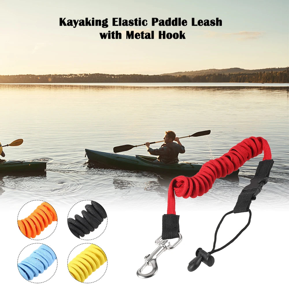 Kayak Paddle Leash Surfboard Surfing Rope Safety Leash Rowing Boats Lanyard Fishing Rod Canoe Accessories