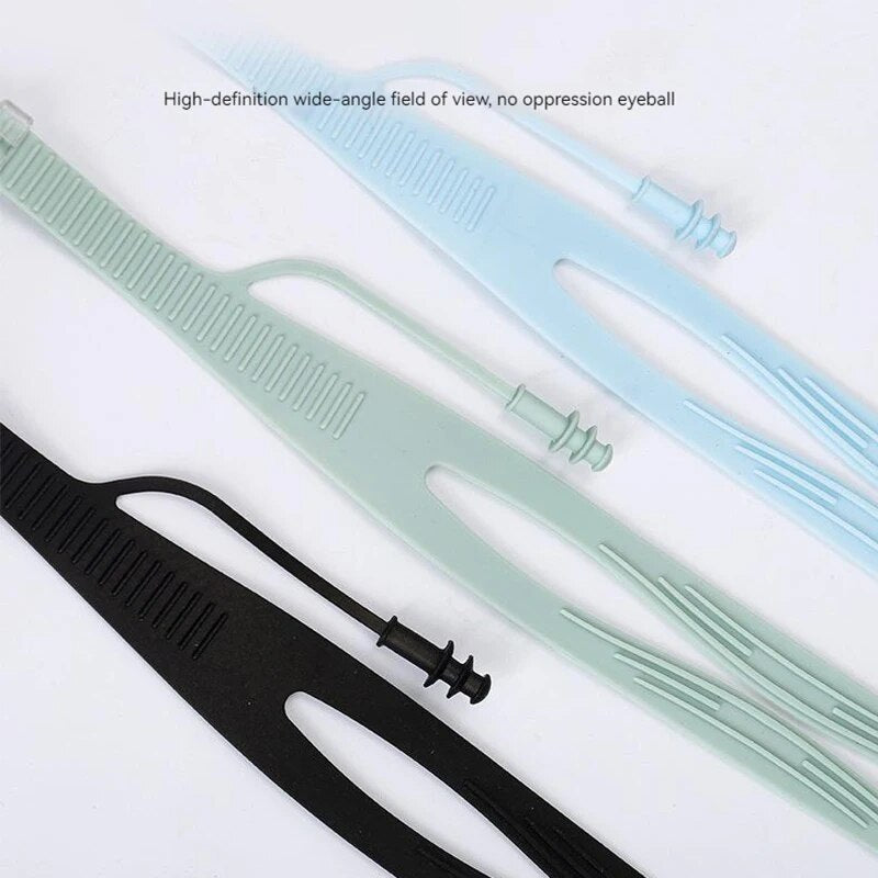 0 To -7.0 Myopia Optical Silicone Large Frame HD Clear Anti Fog Adjustable Swimming Goggles Diving Eyewear for Adult Men Women