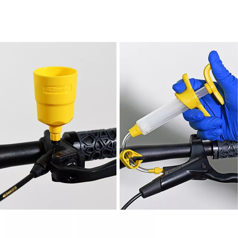 Ezmtb Hydraulic Mineral/ DOT 2 in 1 Brake Bleed Kit for Full Series of Shimano/ Avid Tektro Magura Formula Hayes
