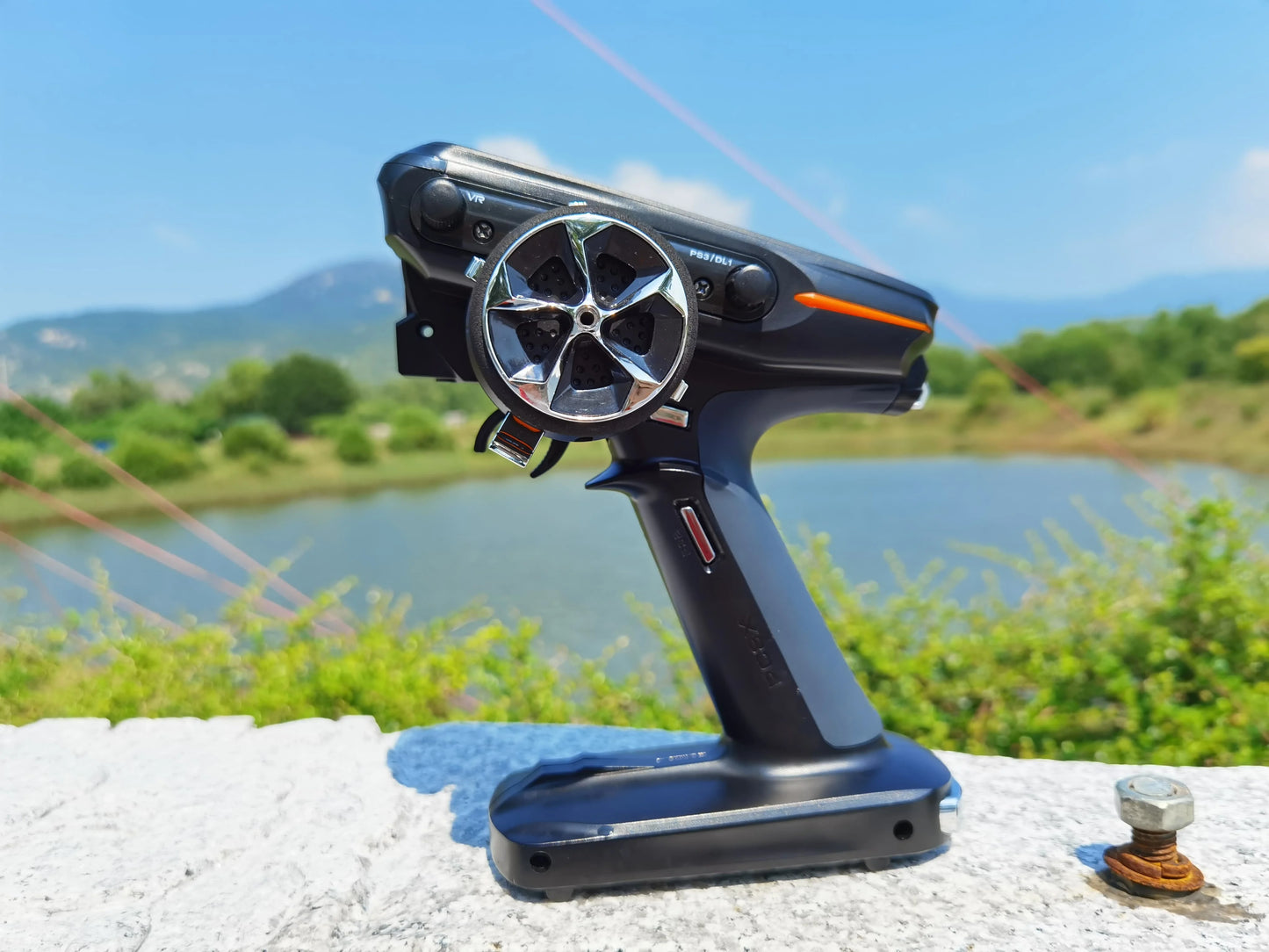 Radiolink RC8X 2.4G 8 Channels Radio Transmitter 4.3inch Full Color LCD Touch Screen 200 Model Storage Remote Control for RC Car