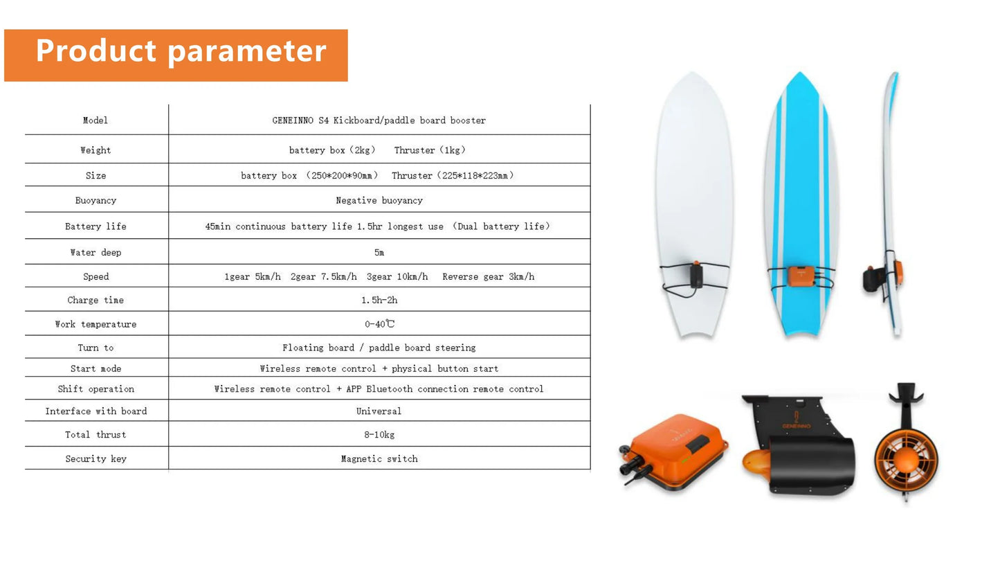 440W Electric Motor Underwater Scooter Kayak Booster SUP Inflatable Boat Motor Electric Outboard Motor for Surfboard Fishing 2A