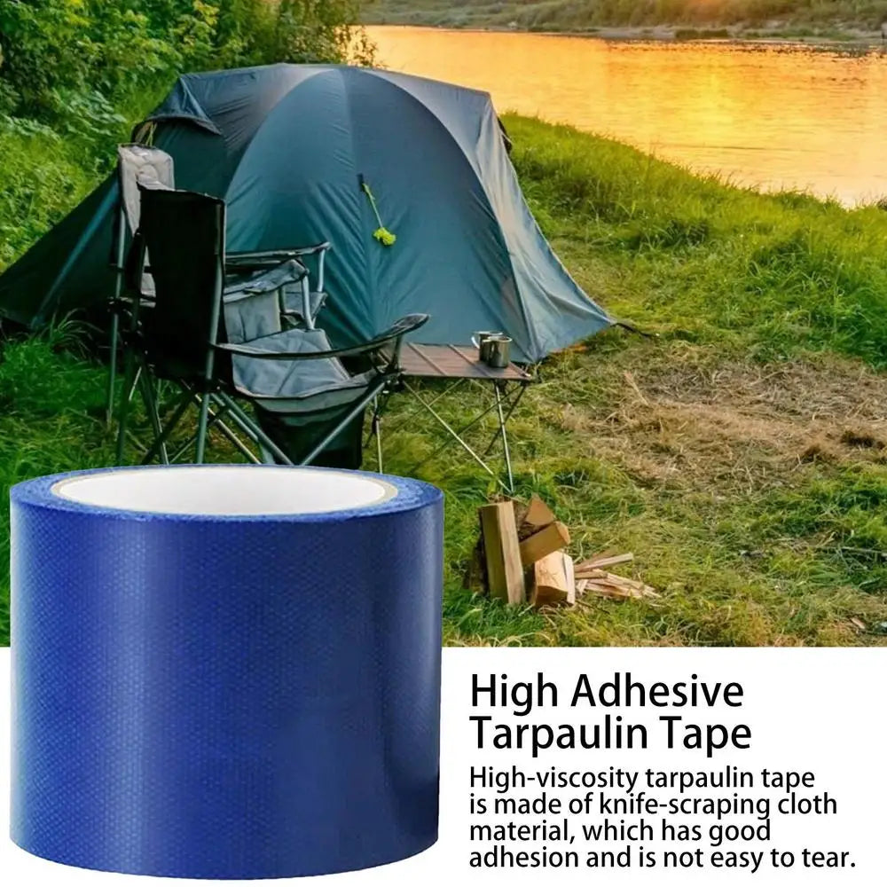 Tent Repair Canvas Awning Sail Kites Waterproof Adhesive Patches Tape Kit 3" X 16.4 Ft RV/Boat Covers Repair Tarpaulin Tape