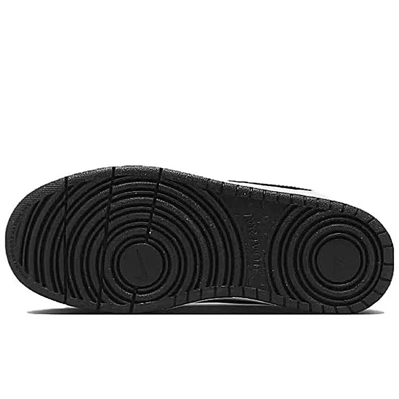 【Customize】Nike Court Borough Skateboarding Shoes Women's Low-top Black/peach Powder Sneakers shoes BQ5448-115