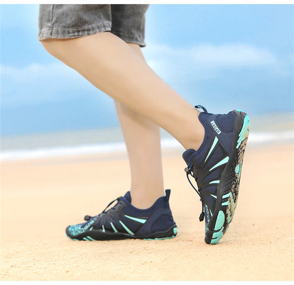 High Quality Cotton Lining Aqua Shoes Outdoor Beach Sandals Water Sports Upstream Shoes Comfortable Barefoot Wading Shoes Unisex