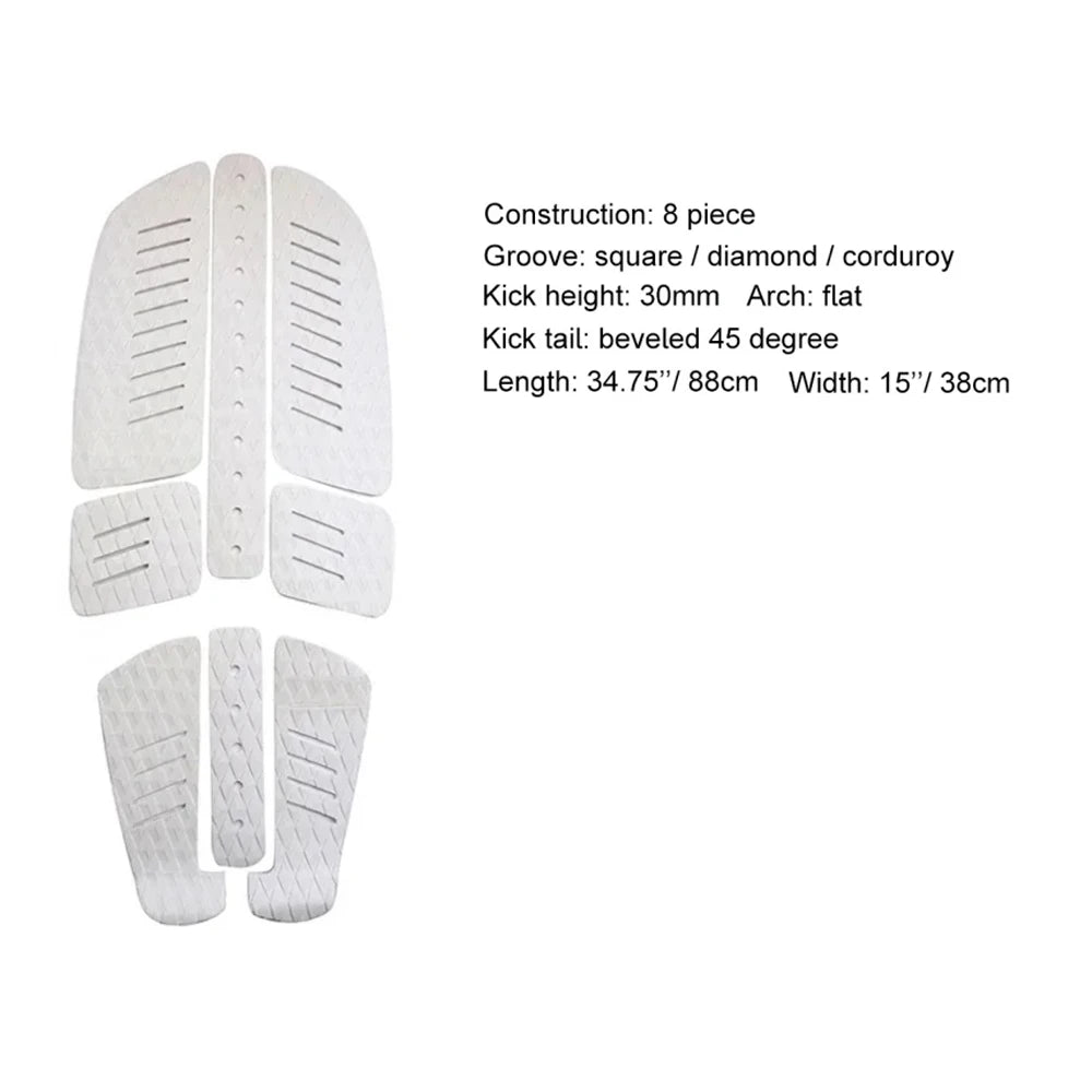 Promotional SUP Board Surf Traction Pad Surf Deck Pad Surf Grip EVA For Surfboard Longboard Paddle Board Combination Pad