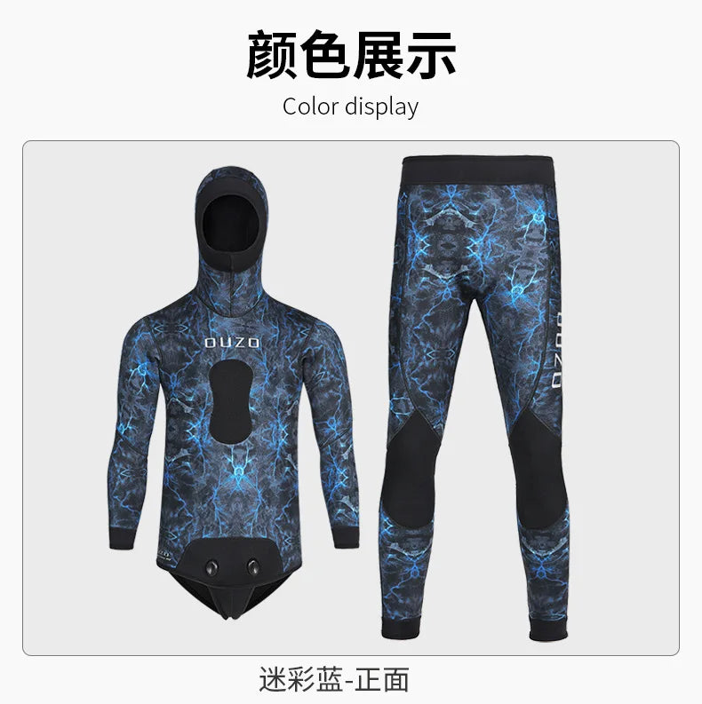 1.5MM Neoprene Wetsuit Men Camo WetSuits Keep Warm Surf Scuba Diving Suit Fishing Spearfishing Swimming Suit Kitesurf WetSuits