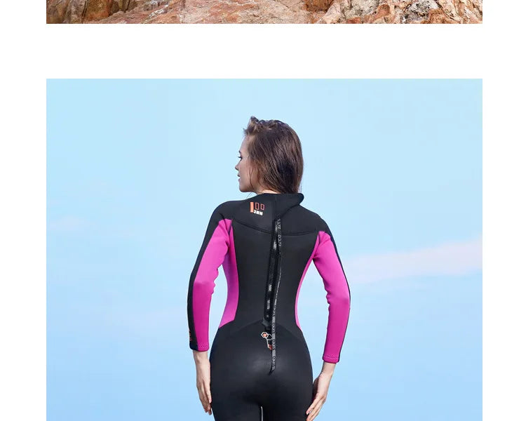 Wetsuit Men Women 3mm Neopreno Surf Suit Kitesurf Winter Swimwear Roupa De Mergulho Swimsuits Rash Guards Scuba Diving Suit