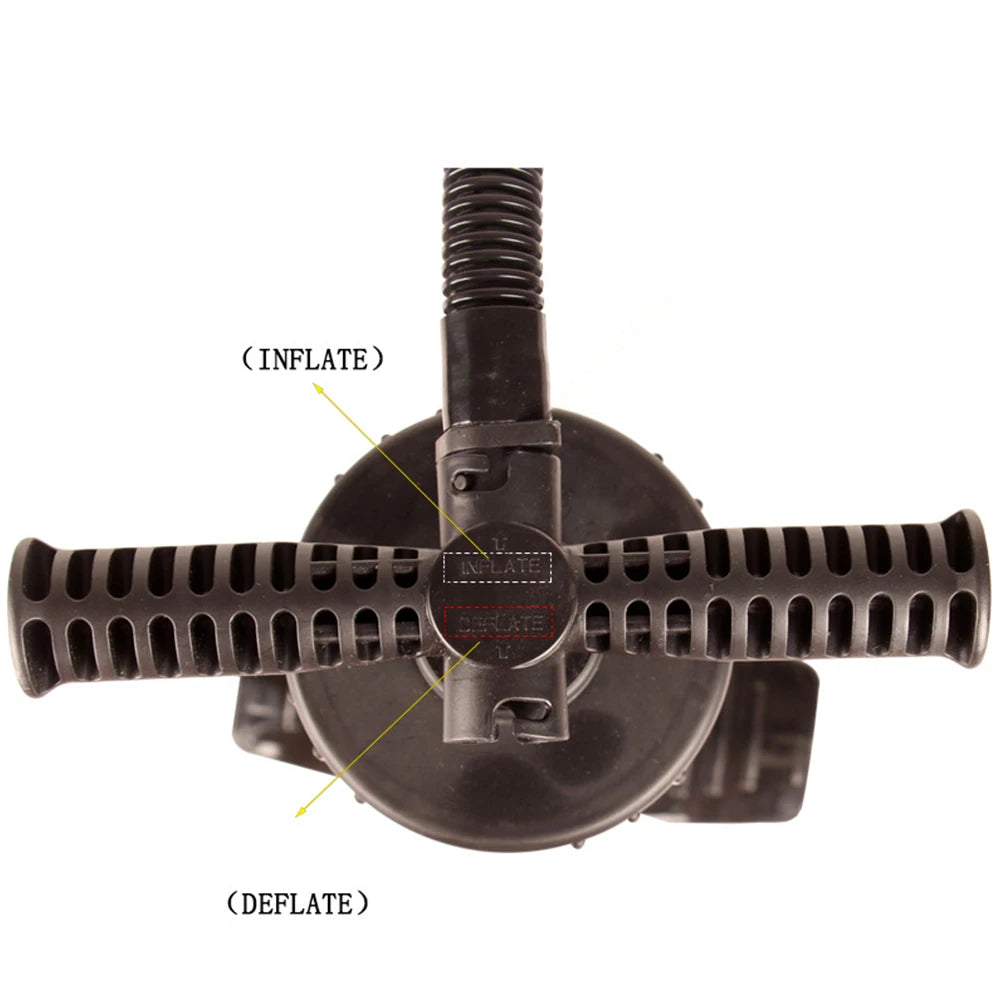 Practical Inflation Pump for Inflatable Boats and Kayaks Reinforced ABS Material 14 5PSI Max Pressure 5 Nozzles