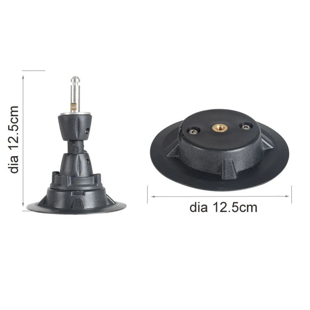 Base de vela para mastro de windsurf, base giratória de 360 ° para windsurf, placa de pé de tendão de um parafuso, suporte para vela, mastro de vela, pvc