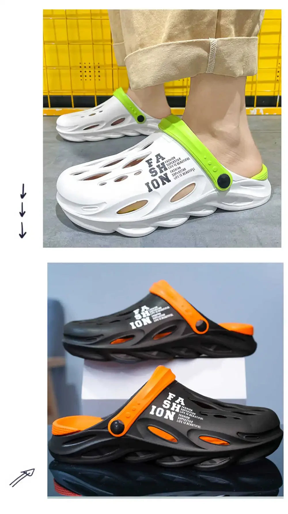 Mixed Colors Autumn-spring Man's Kids Sneakers Slippers Finger Sandals Shoes House Slipperes Sport Trend Famous