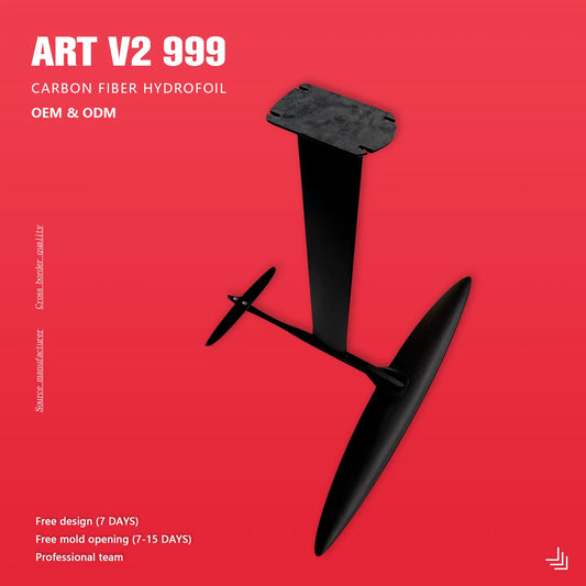 Hot Selling Advanced ART Series-V2 999 Hydrofoil Advanced Carbon Fiber 1038sqcm Ultra-Light Ultra-Fast Kite Surfing Tool