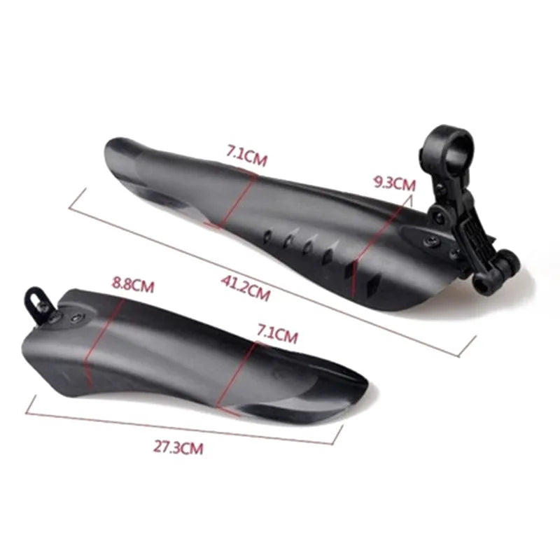 2pcs Bicycle Fender PP Soft Plastic Suitable Bicycles MTB DH Rear Shock BIKE Thicken Splash Protection Accessory