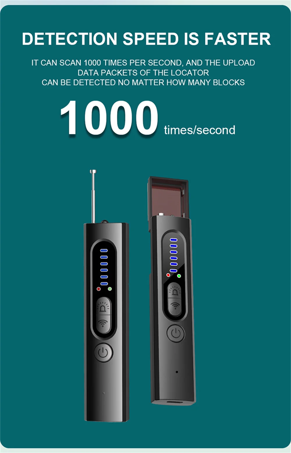 Gps Tracker Detector Multifunctional Hotel Infrared Anti-Positioning Anti-Eavesdropping Tracking Scanning Camera Detector