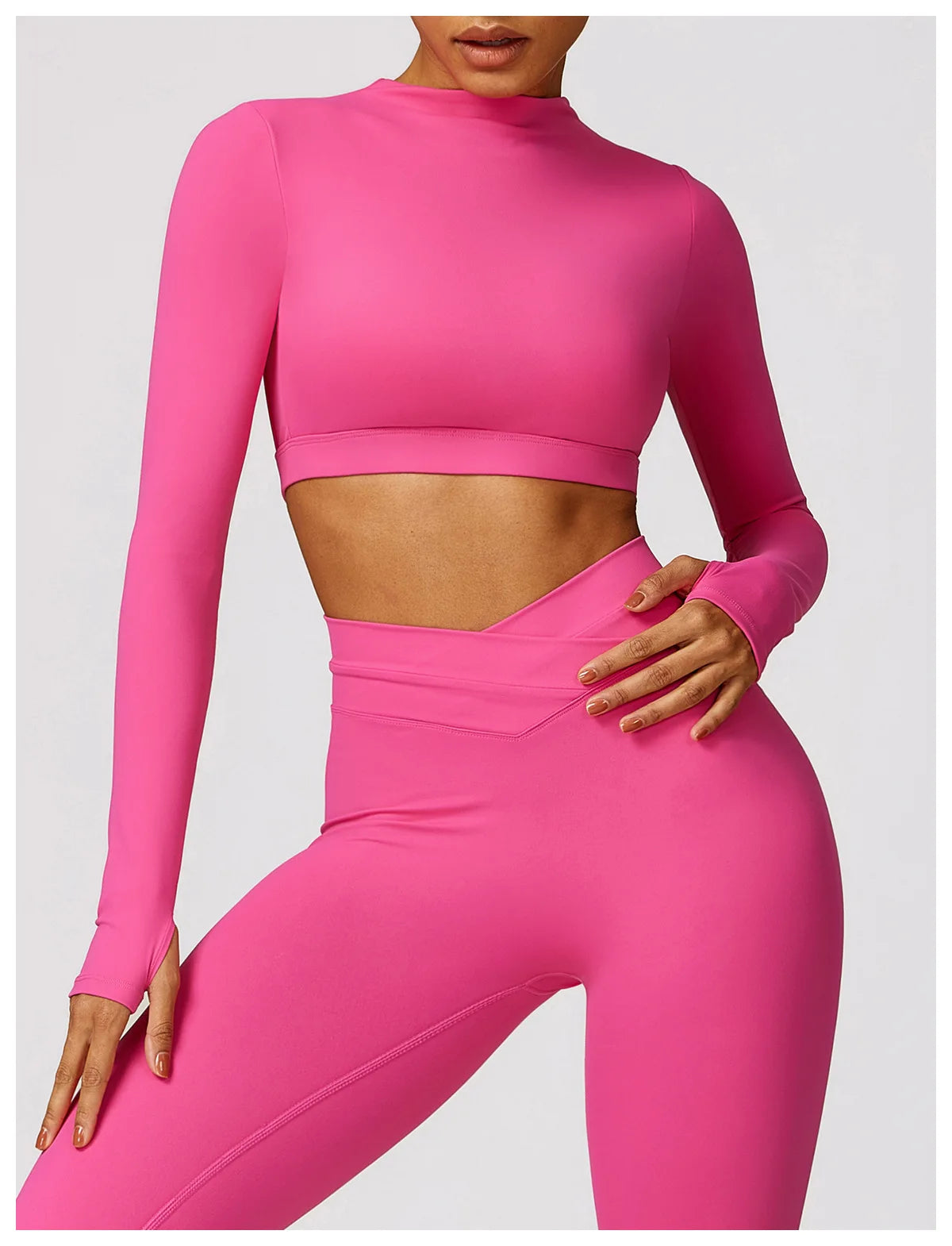 New Sexy Backless Gym Top Women Fitness Crop Yop Quick Dry Sportswear Women Workout Top Long Sleeve Yoga Clothes With chest pads