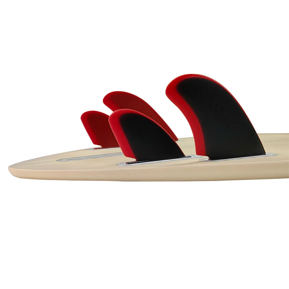 UPSURF FUTURE Fins Fiberglas Surf Quad Fins Twin Rear/Twin Keel Fins Single Tabs Surfboard Fins Stabilizer Surfing 2/4 Fins