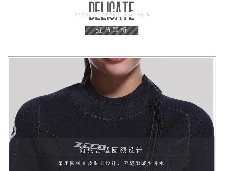 3MM Neoprene Wetsuit Men Surf Scuba Equipment Underwater Fishing Spearfishing Kitesurf Swimwear WetSuit Equipment Diving Suit