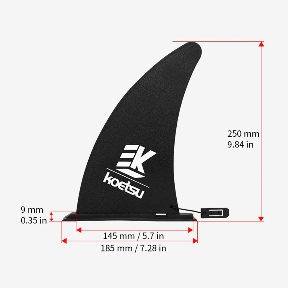 Surfboard Fin Quick Release Paddle Board Fin Detachable Surfboard Tail Fin Stablizer Stand Up Board Surfboard Slide-in Large Fin
