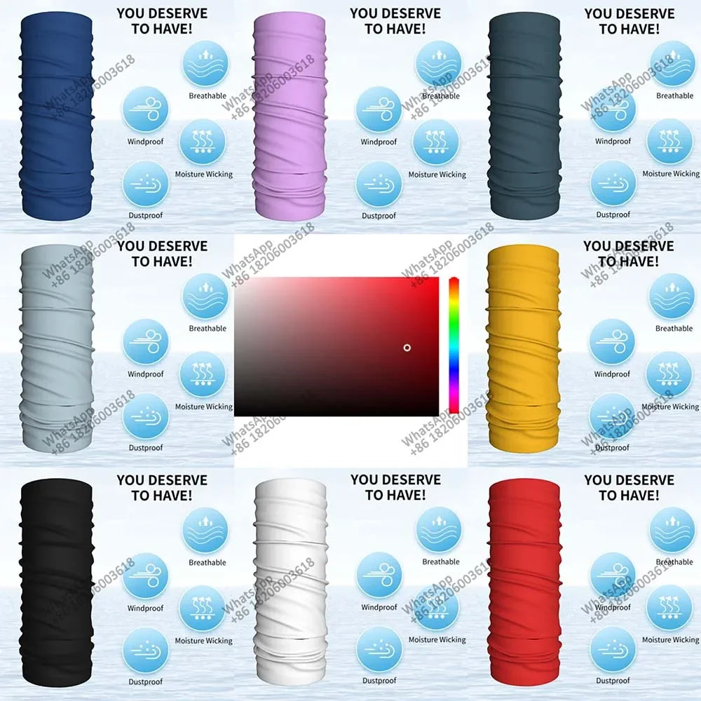 Merry Christmas & Happy Holidays! Bandana Neck Cover Face Scarf Multifunction Cycling Scarf Hiking Fishing Adult Breathable