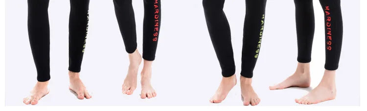 Men Women Wetsuit Surf Suit 3mm Neopreno Pant Top Wetsuit Female Kitesurf Scuba Diving Suit Winter Swimwear Rash Guard Swimsuits