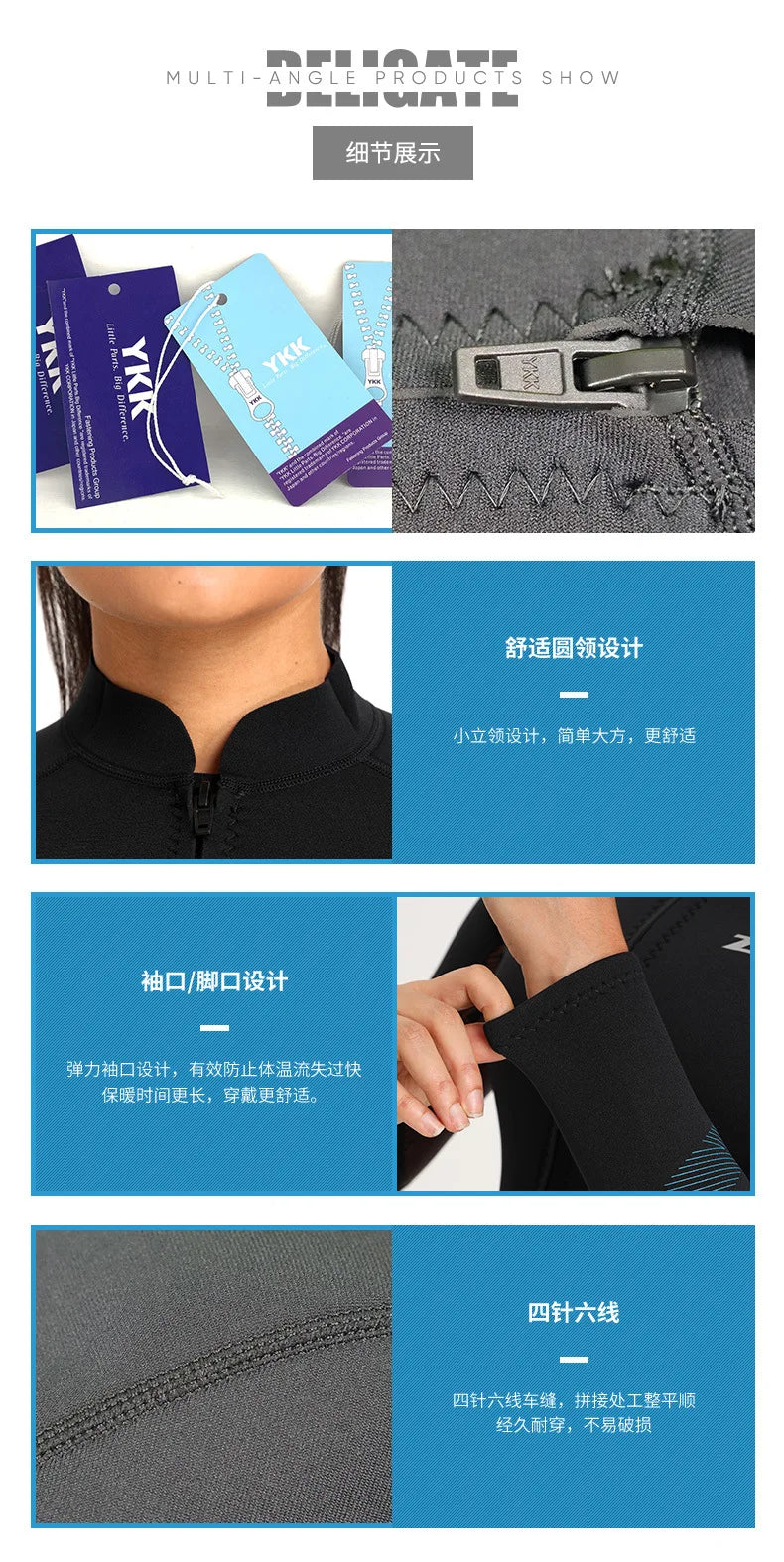 Wetsuit Surf Suit 1.5mm Neopreno Pant Top Men Women Scuba Diving Suit Roupa De Mergulho Swimwear Winter Kitesurf Rash Guards