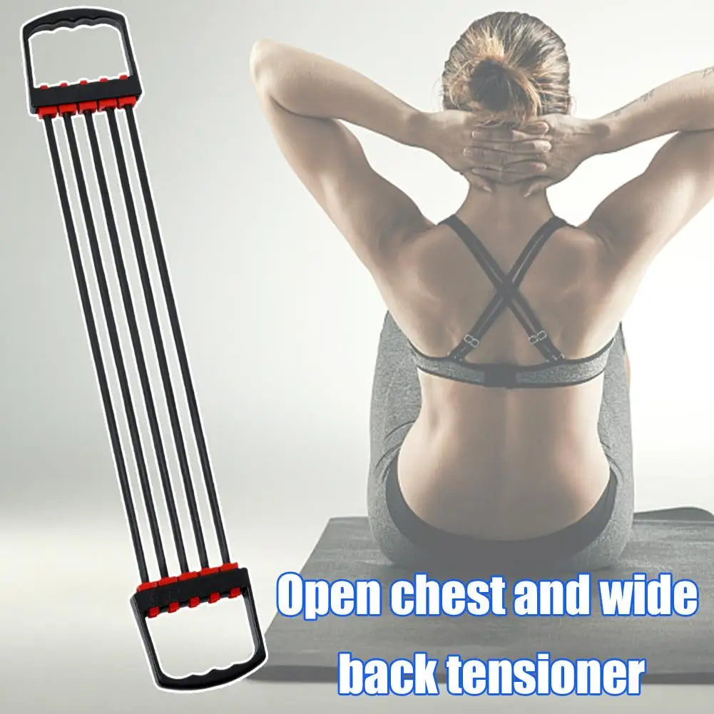 Elastic Expander Resistance Bands Rubber Chest Expander Fitness Equipment Sport Chest Workout Adjustable Muscle Strengthene J4V6
