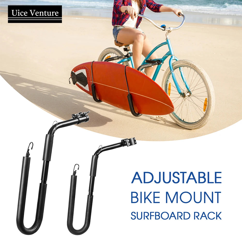 Bike Motorcycle Surfboard Rack Holder Portable Adjustable Motor Bike Side Carrier Surf Rack Wakeboard Surfboard Carrier