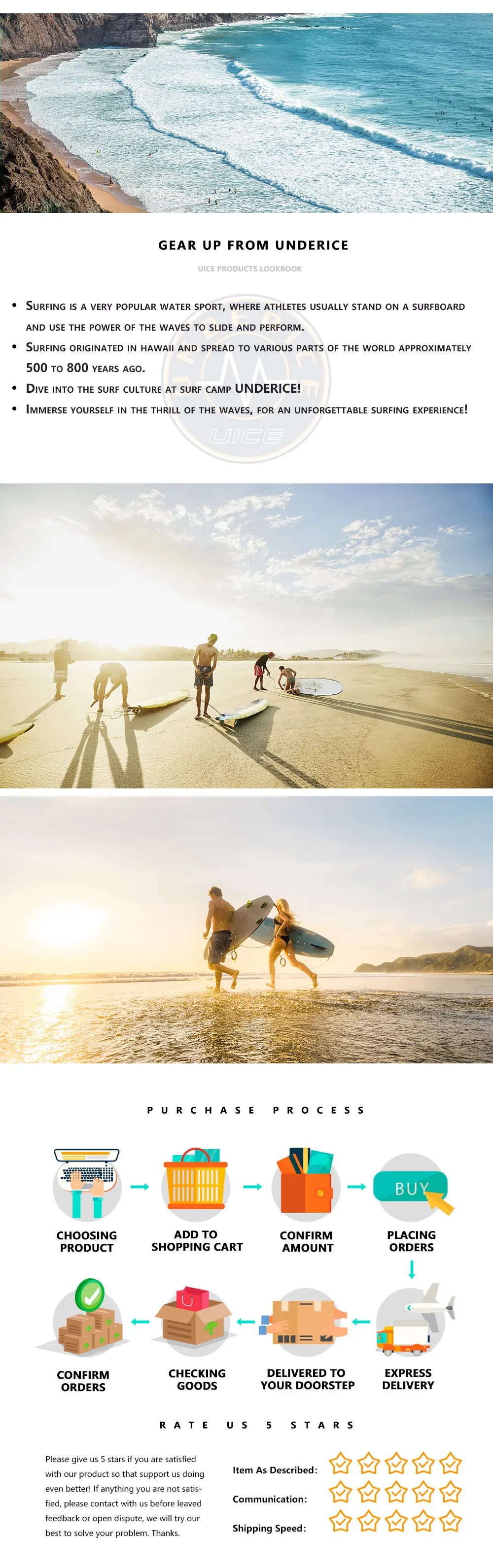 SUP Board Electric Surf Board Hydrofoil Surfboard Waist Rope Surf Leash 10FT For Water Sports Hydrofoil Surf Board Waist Rope