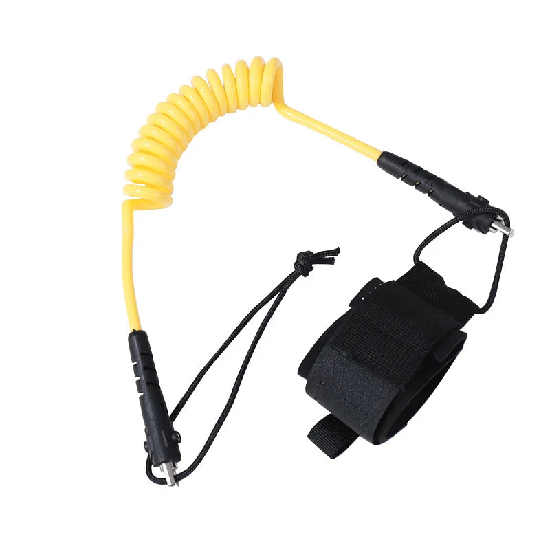 Surfboard accessories Surfboard elastic retractable safety hand rope wakeboard raft kayak lifesaving TPU rotatable wrist strap