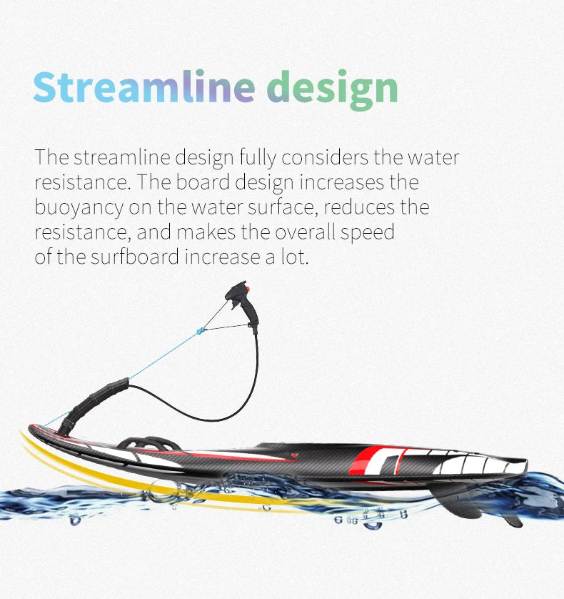 KOOTU Jet Surfboards Full Carbon Fiber Surfboards Gasoline Surfboards 109cc Power Electric Surfboards Water Surfboards