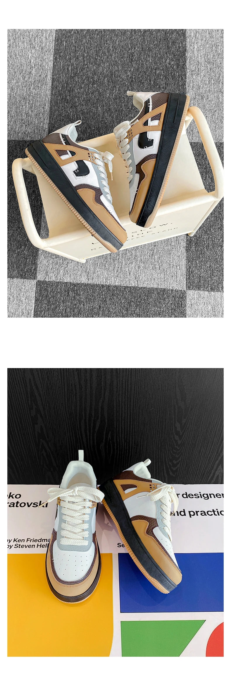 Men New Fashion Sneakers High-end Air Sports Sneakers Balance Fashion Cool Forrest Shoes Luxury Design Skateboarding Shoes