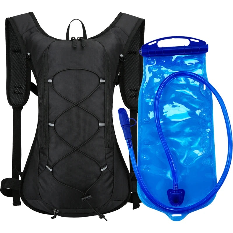 12L Outdoor Sport Bike Cycling Running Hiking Hydration Water Bag Storage Helmet Pack Waterproof UltraLight Bladder Backpack