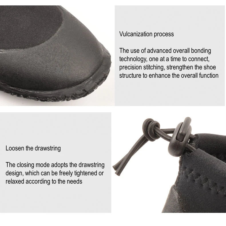 Adults Neoprene Scuba Snorkeling Water Sports Diving Shoes Waterproof Hunting Surfing Kayaking Drift WetSuit Athletic Swim Shoes