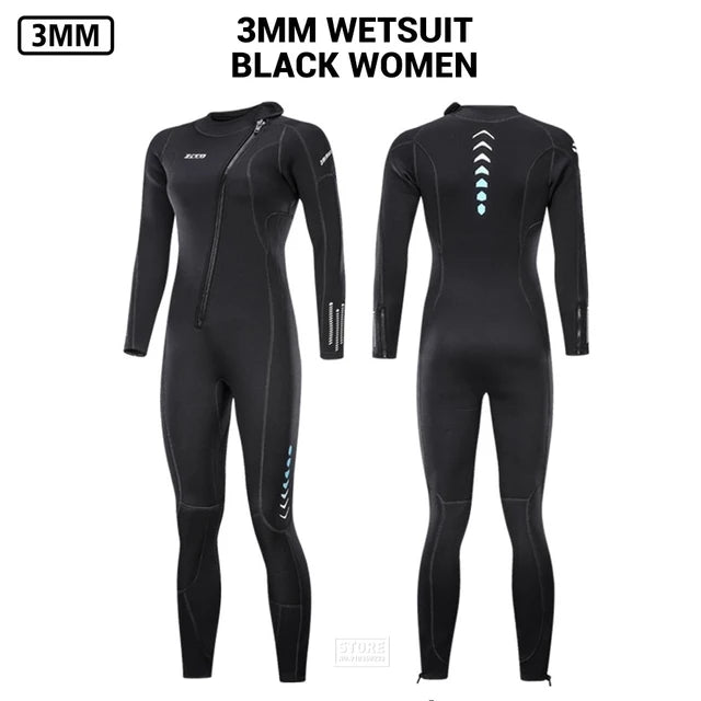 3MM Neoprene Wetsuit Men Surf Scuba Diving Suit Equipment Underwater Fishing Spearfishing Kitesurf Swimwear Wet Suit Equipment