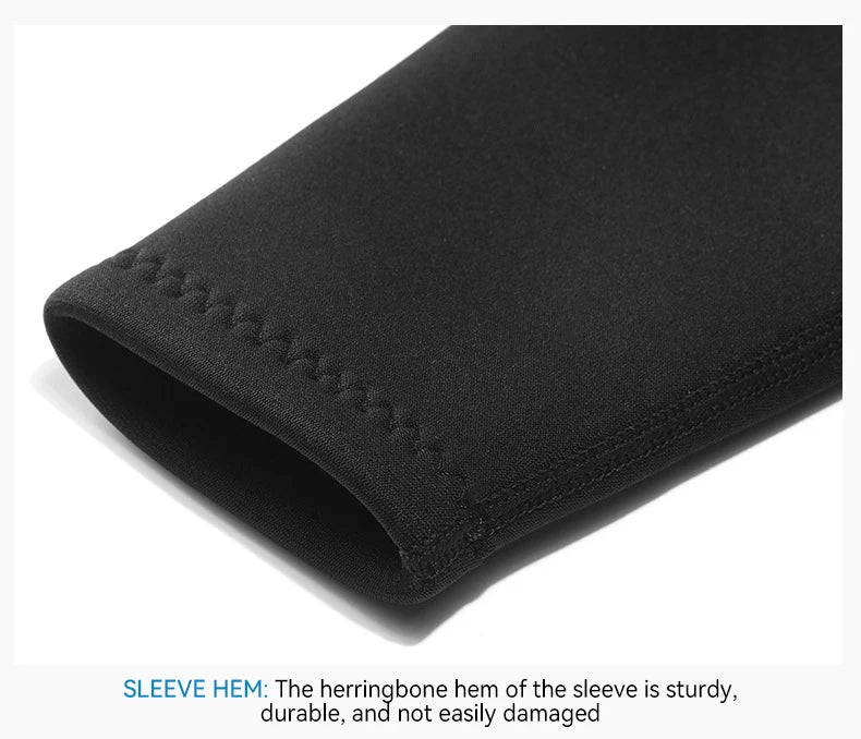 Men's 1.5mm Neoprene Hooded Diving Top Long Sleeves Wetsuit Jacket Split Sun Protection Anti-jellyfish Surfing Swimming Swimsuit