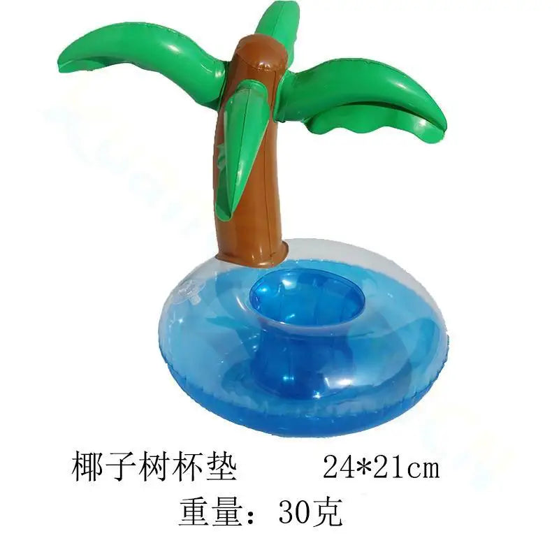Inflatable Drink Holders Floating Toy Pool Party Bath drinking cup Seat Boat Kids Swimming Inflatable Float Water Fun Pool Toys