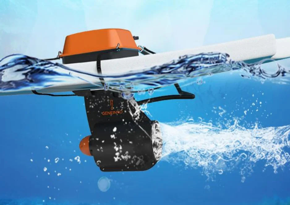 440W Electric Motor Underwater Scooter Kayak Booster SUP Inflatable Boat Motor Electric Outboard Motor for Surfboard Fishing 2A